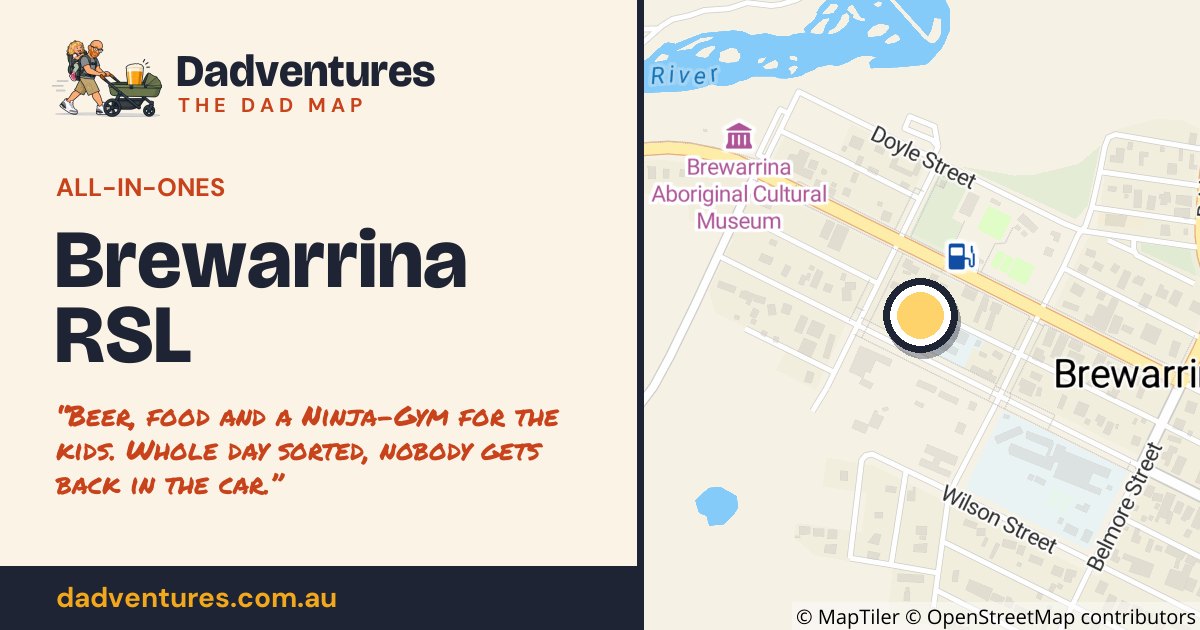 Brewarrina RSL on the Dad Map