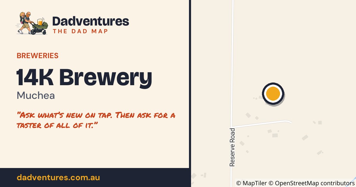 14K Brewery on the Dad Map