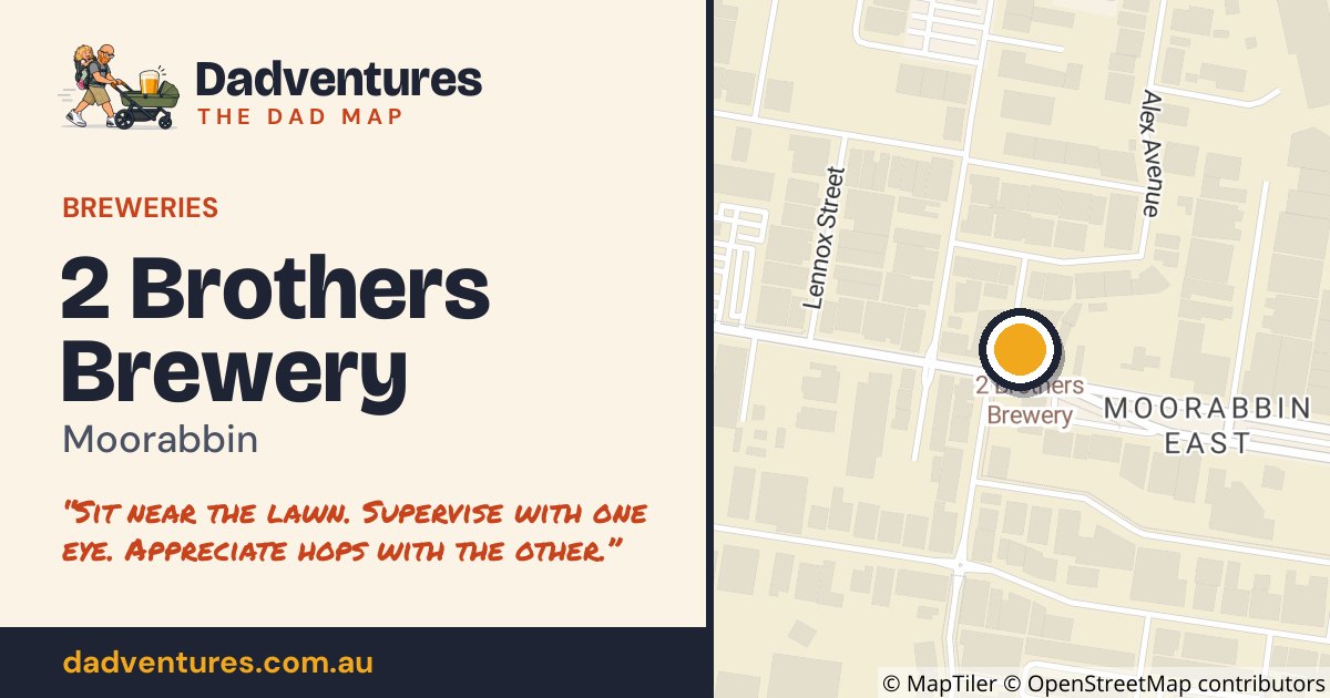 2 Brothers Brewery on the Dad Map