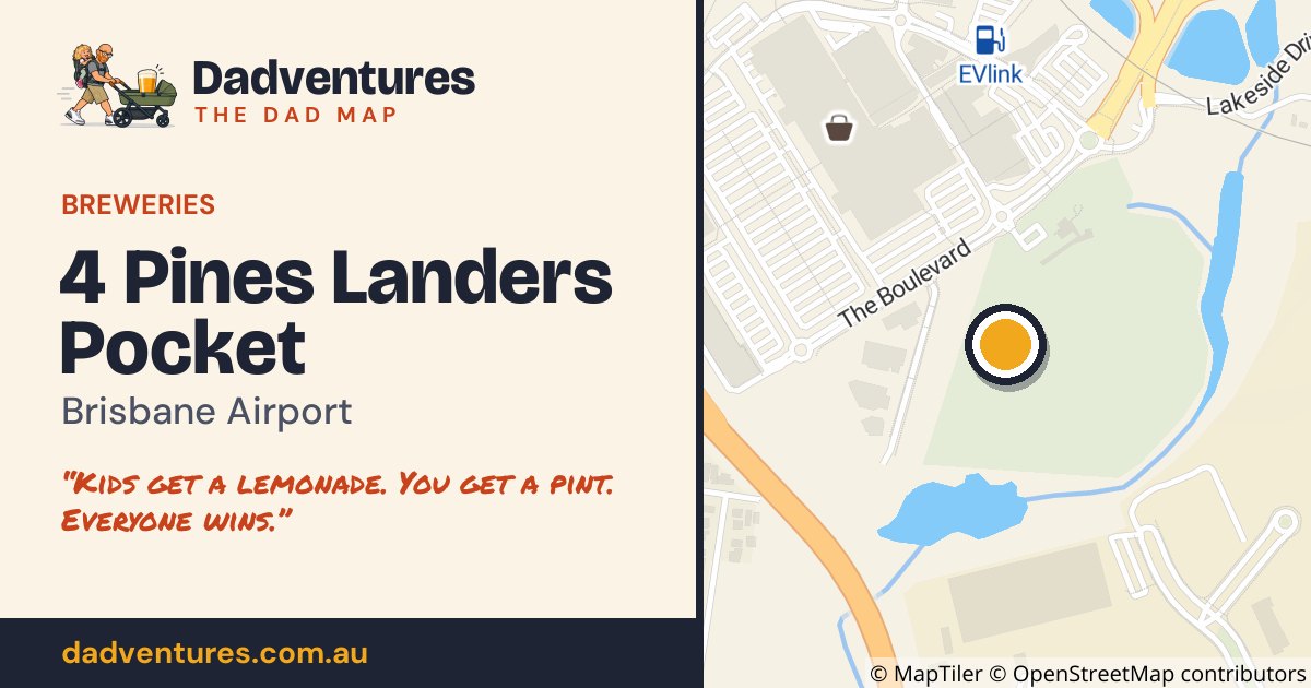 4 Pines Landers Pocket on the Dad Map