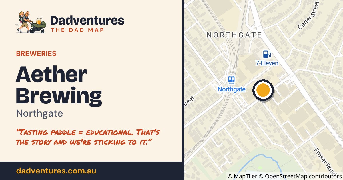 Aether Brewing on the Dad Map
