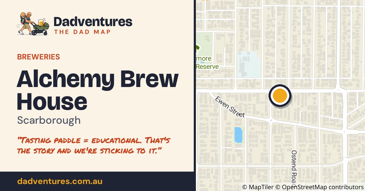 Alchemy Brew House on the Dad Map