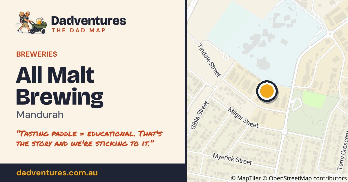 All Malt Brewing on the Dad Map