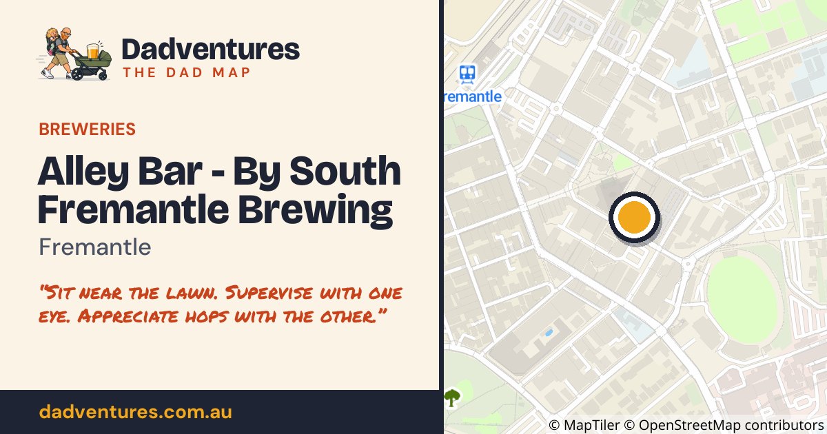 Alley Bar - By South Fremantle Brewing on the Dad Map