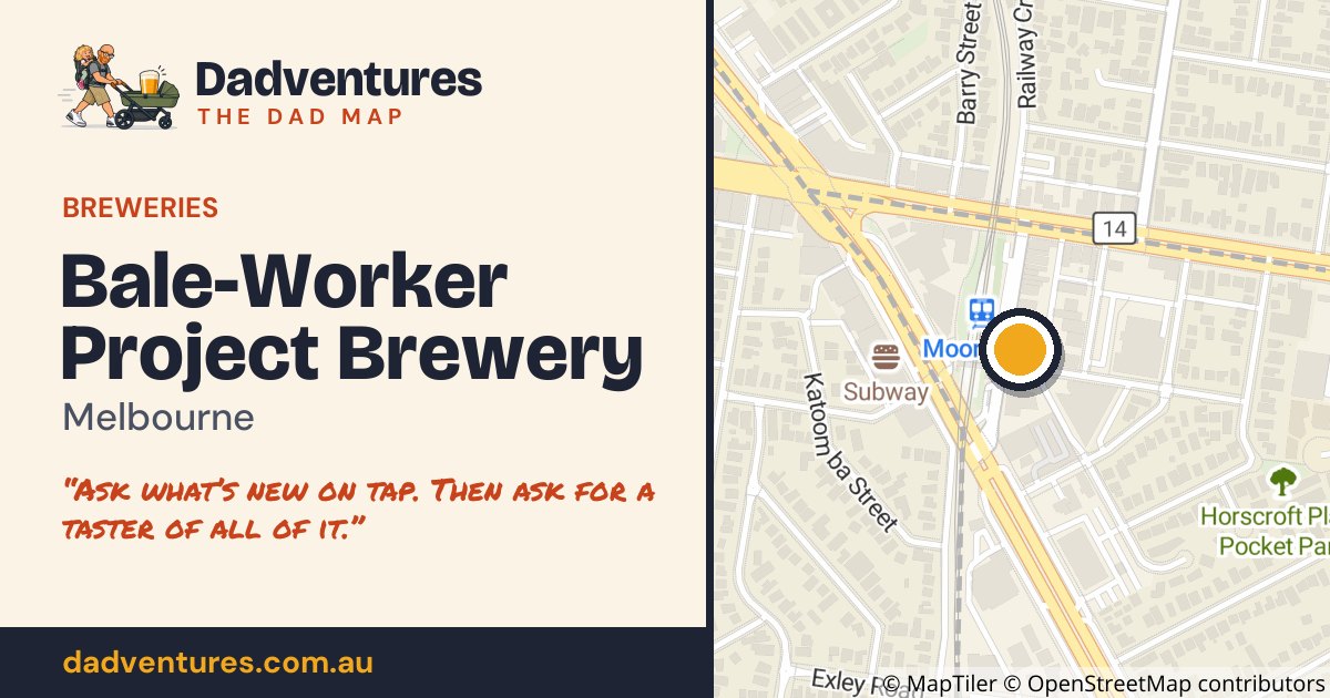 Bale-Worker Project Brewery on the Dad Map