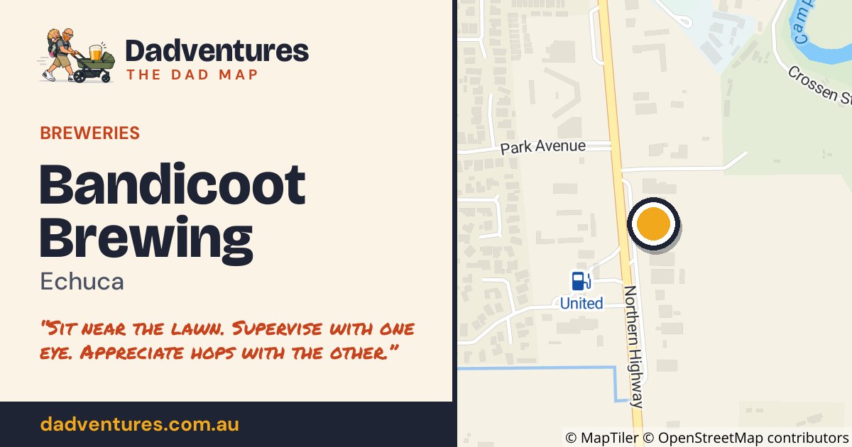 Bandicoot Brewing on the Dad Map