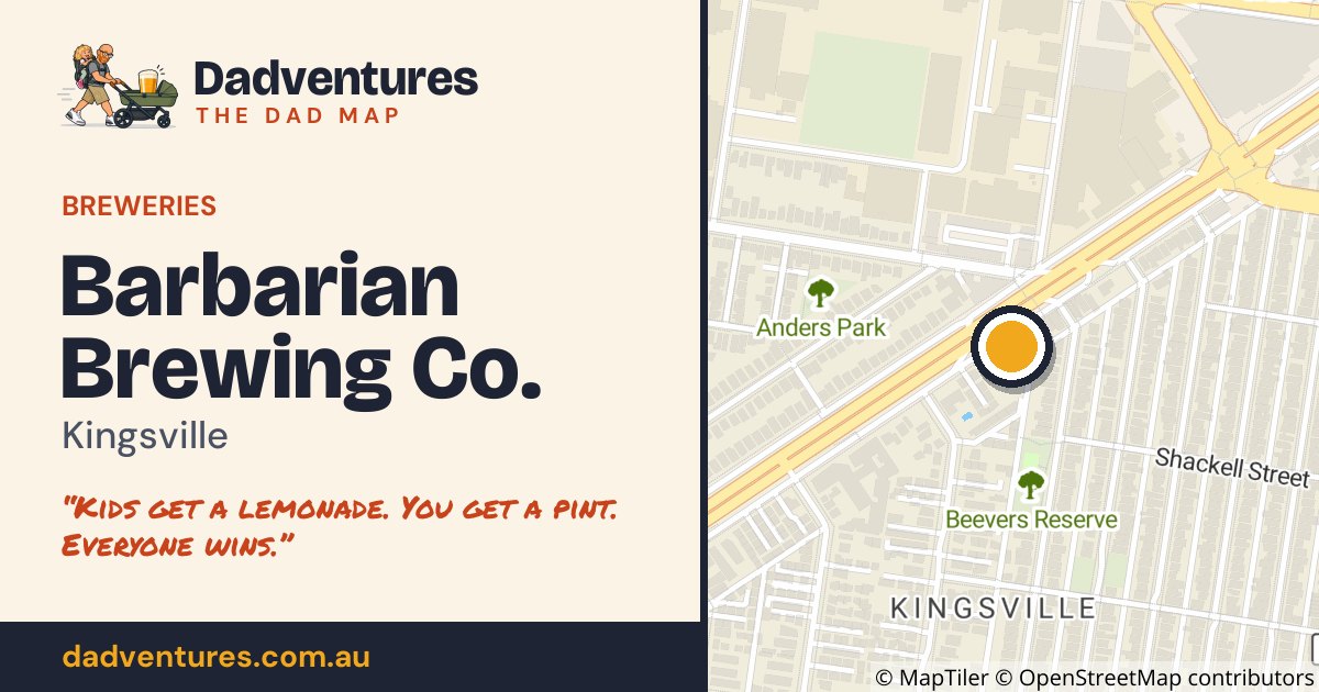Barbarian Brewing Co. on the Dad Map