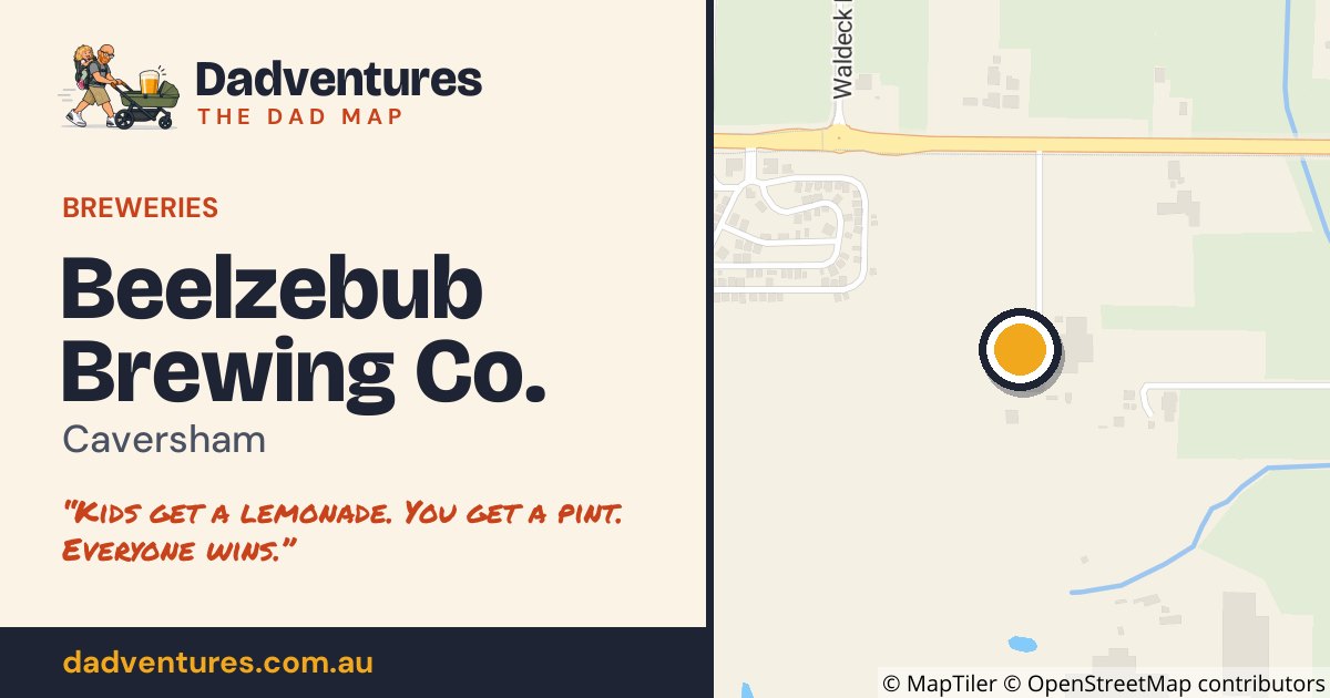 Beelzebub Brewing Co. on the Dad Map