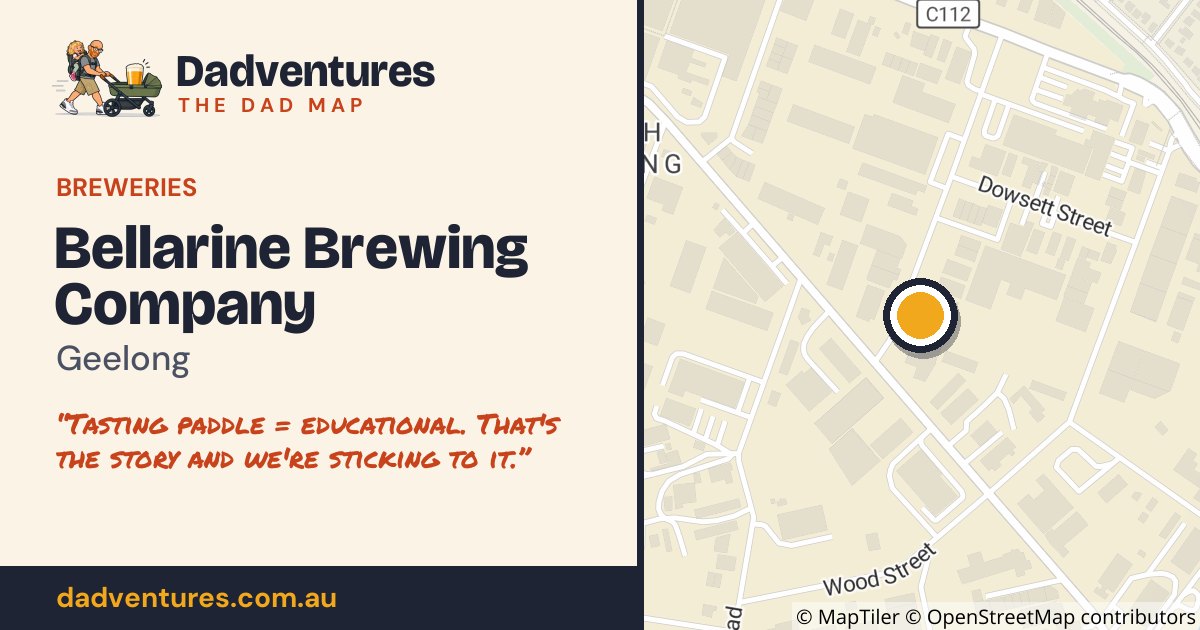Bellarine Brewing Company on the Dad Map