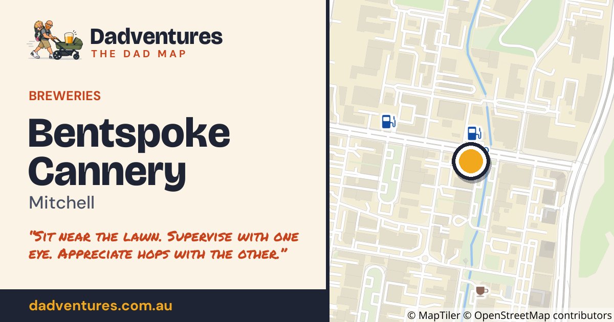 Bentspoke Cannery on the Dad Map
