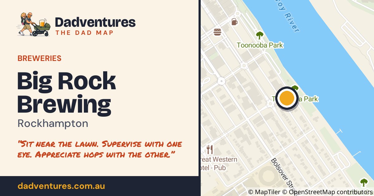 Big Rock Brewing on the Dad Map