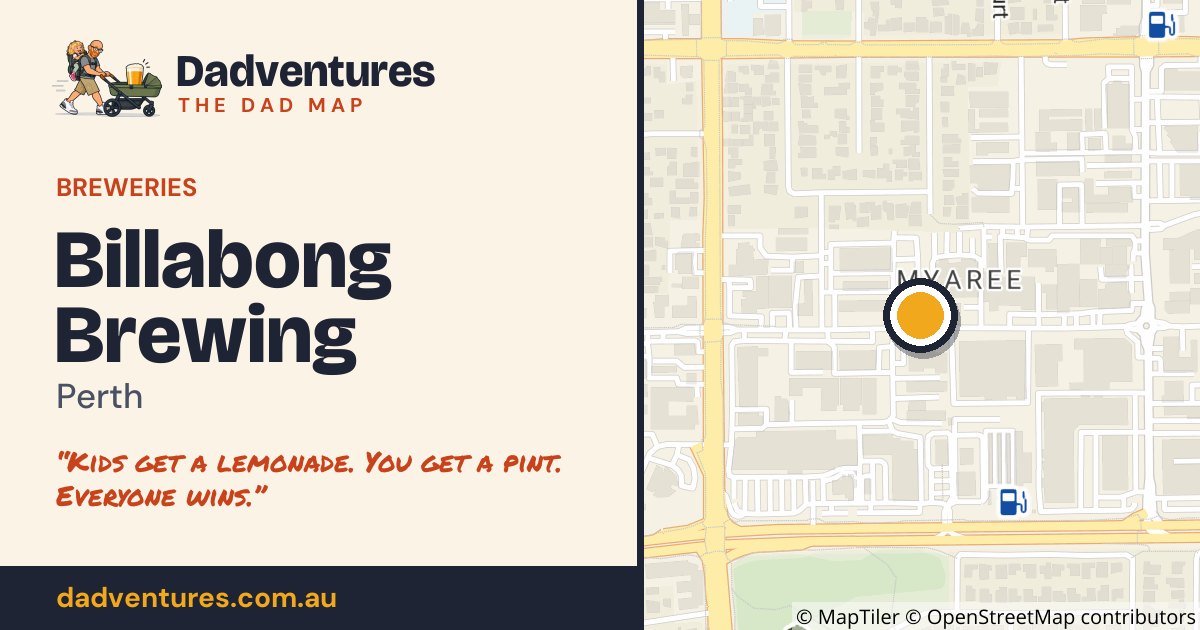 Billabong Brewing on the Dad Map