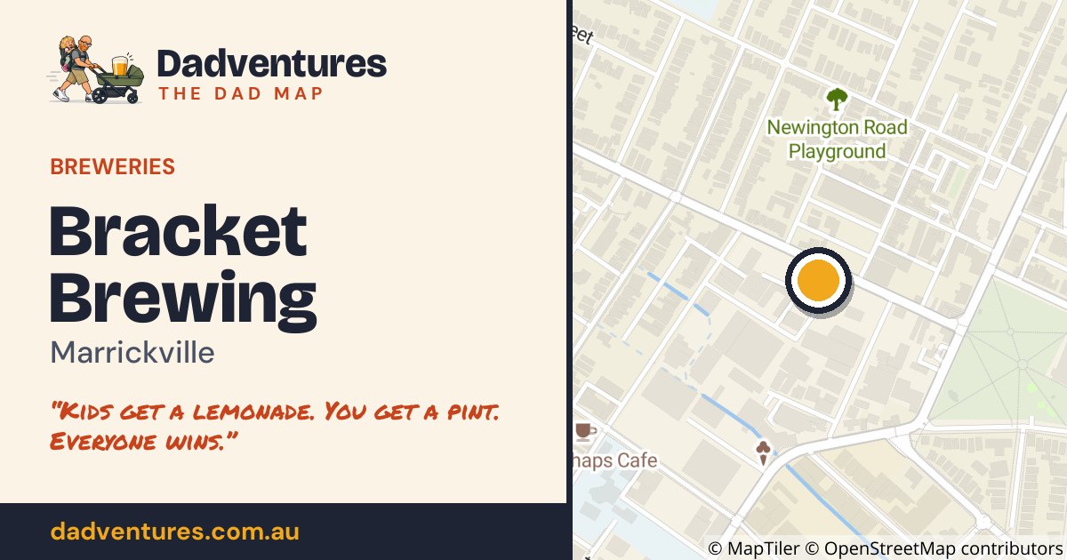 Bracket Brewing on the Dad Map