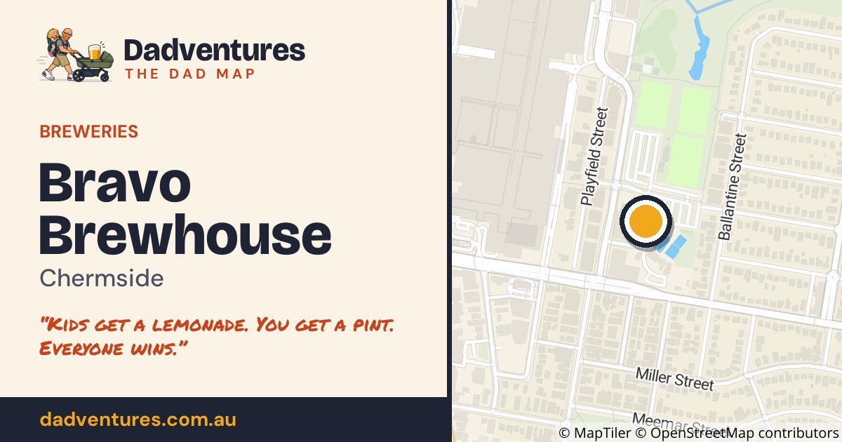 Bravo Brewhouse on the Dad Map