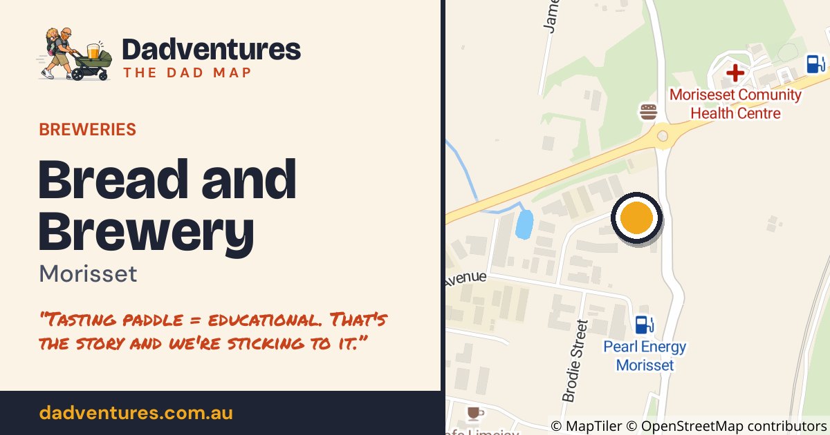 Bread and Brewery on the Dad Map