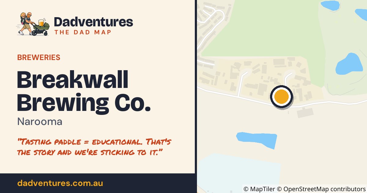Breakwall Brewing Co. on the Dad Map