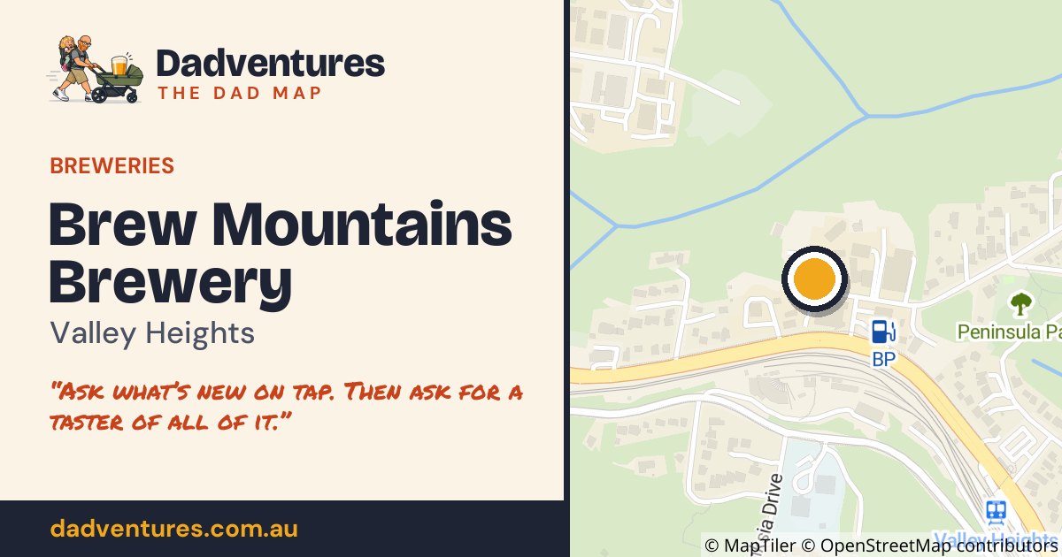 Brew Mountains Brewery on the Dad Map