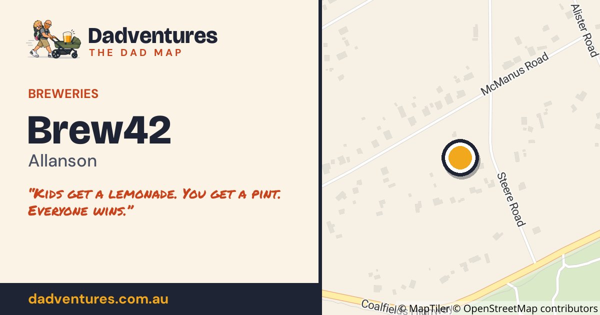 Brew42 on the Dad Map