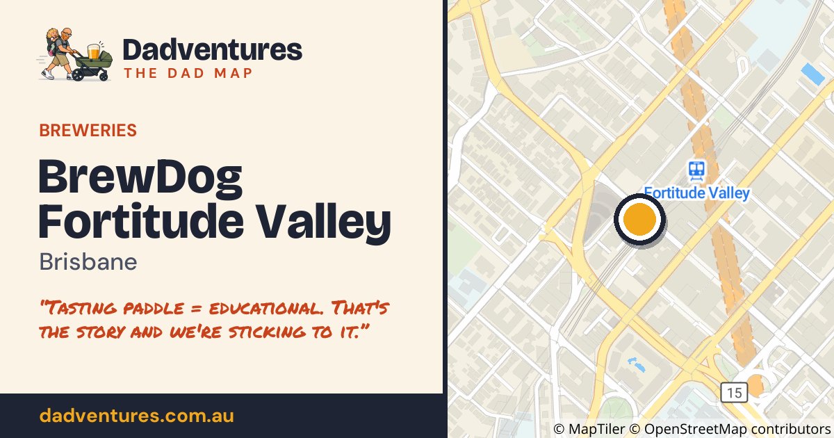 BrewDog Fortitude Valley on the Dad Map