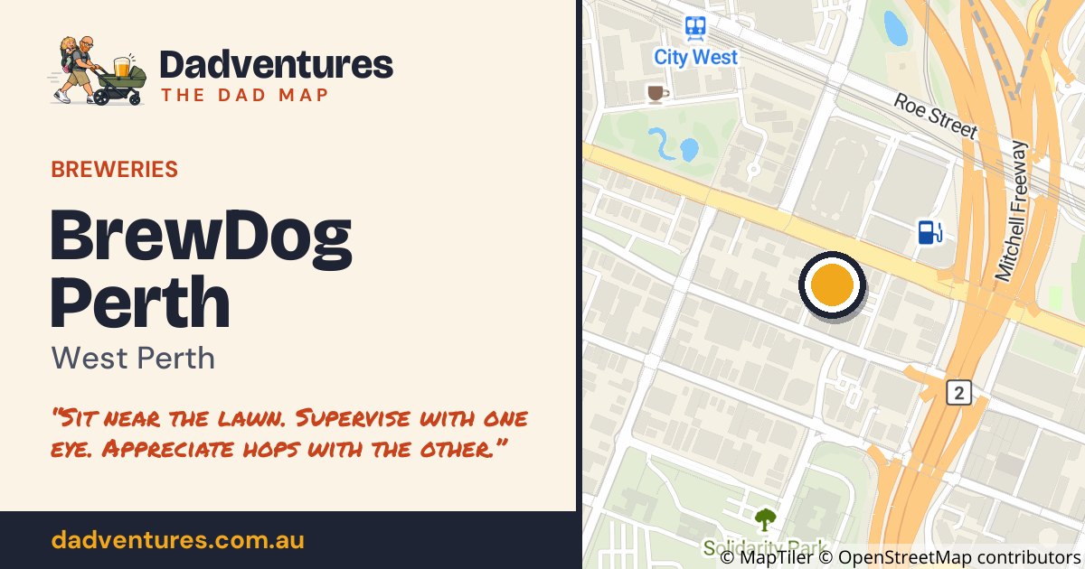 BrewDog Perth on the Dad Map