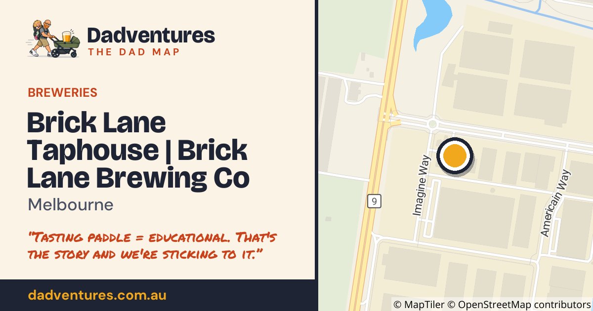 Brick Lane Taphouse | Brick Lane Brewing Co on the Dad Map
