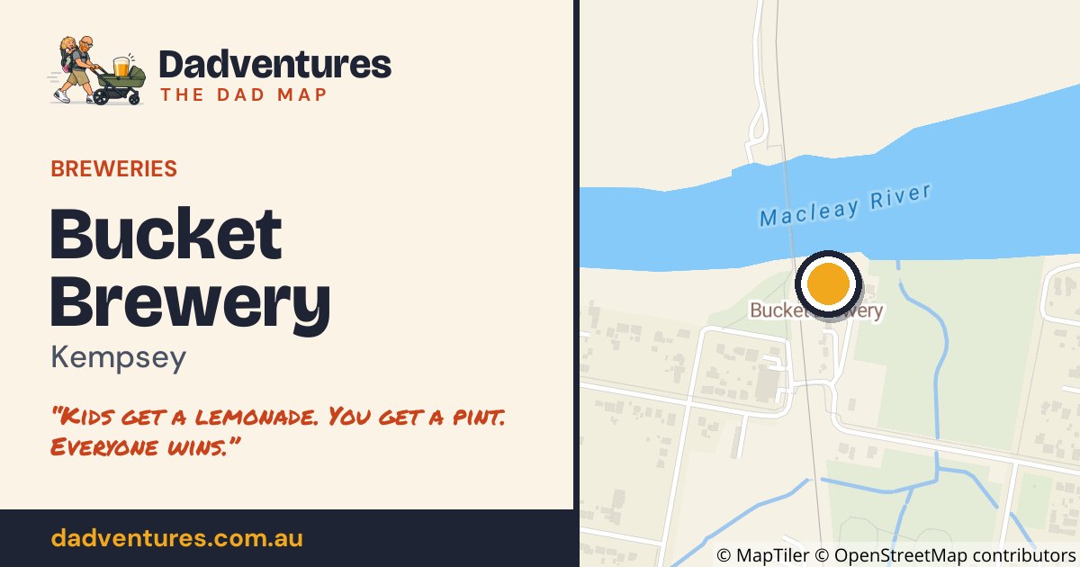 Bucket Brewery on the Dad Map
