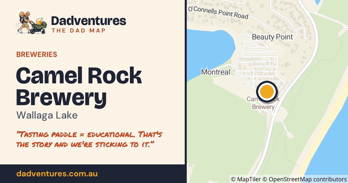 Camel Rock Brewery on the Dad Map