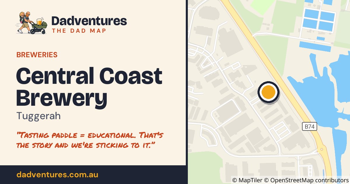 Central Coast Brewery on the Dad Map