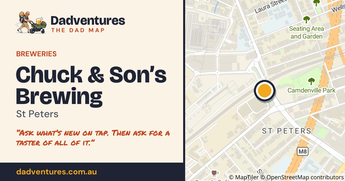 Chuck & Son’s Brewing on the Dad Map