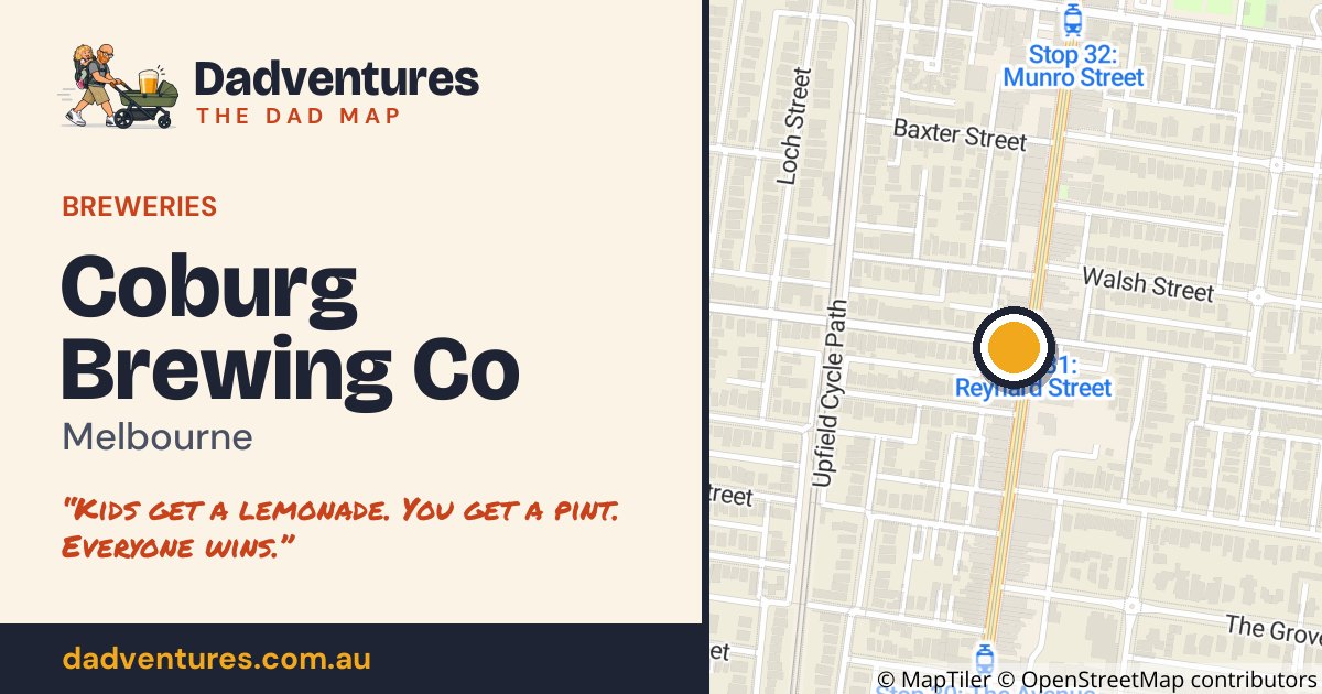 Coburg Brewing Co on the Dad Map