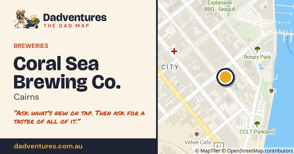 Coral Sea Brewing Co. on the Dad Map