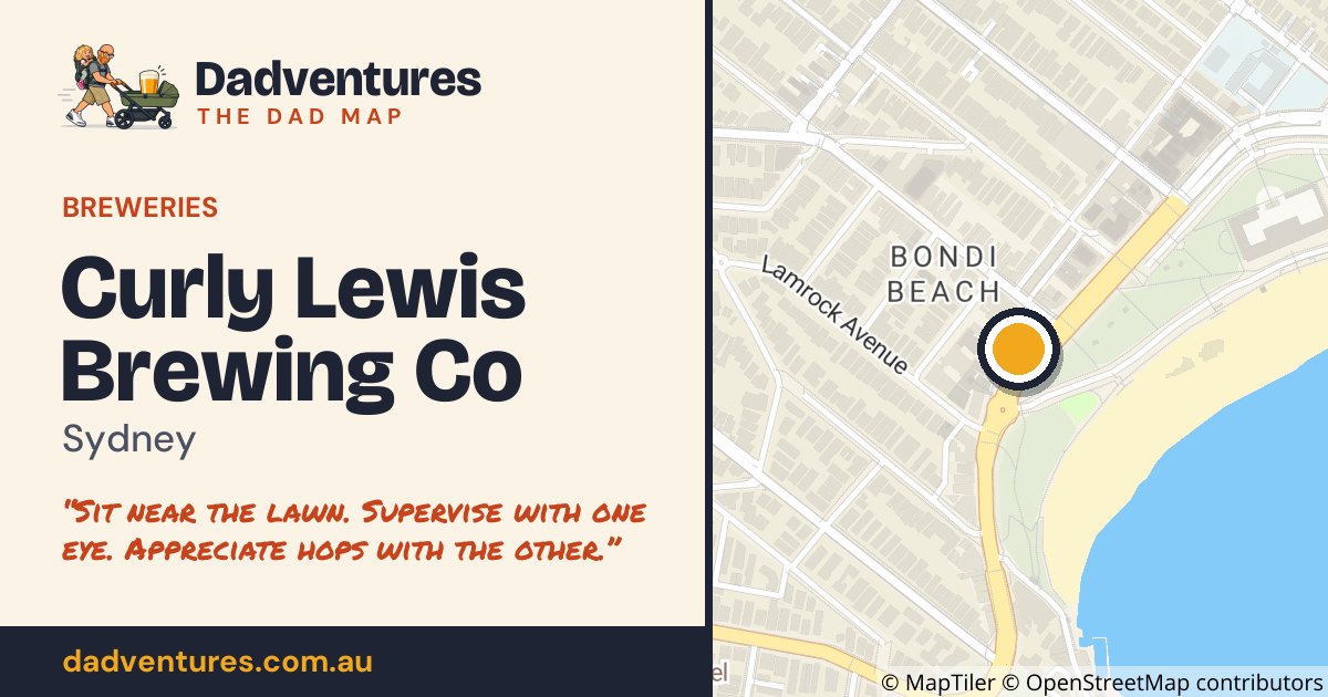 Curly Lewis Brewing Co on the Dad Map