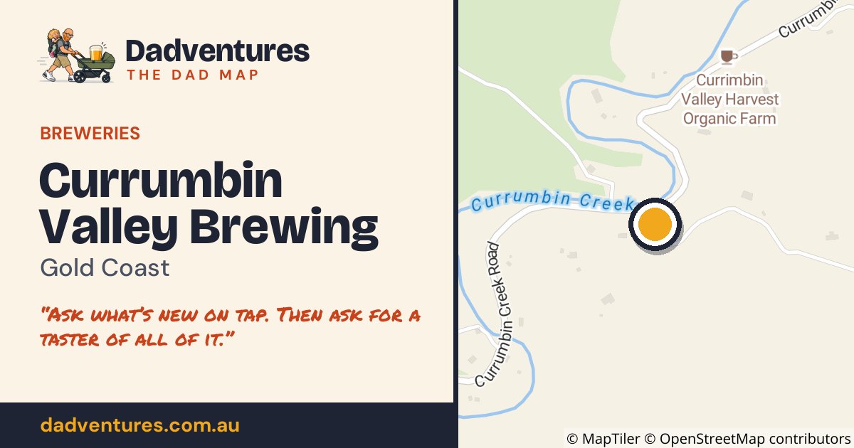 Currumbin Valley Brewing on the Dad Map