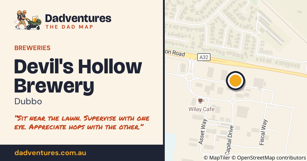Devil's Hollow Brewery on the Dad Map
