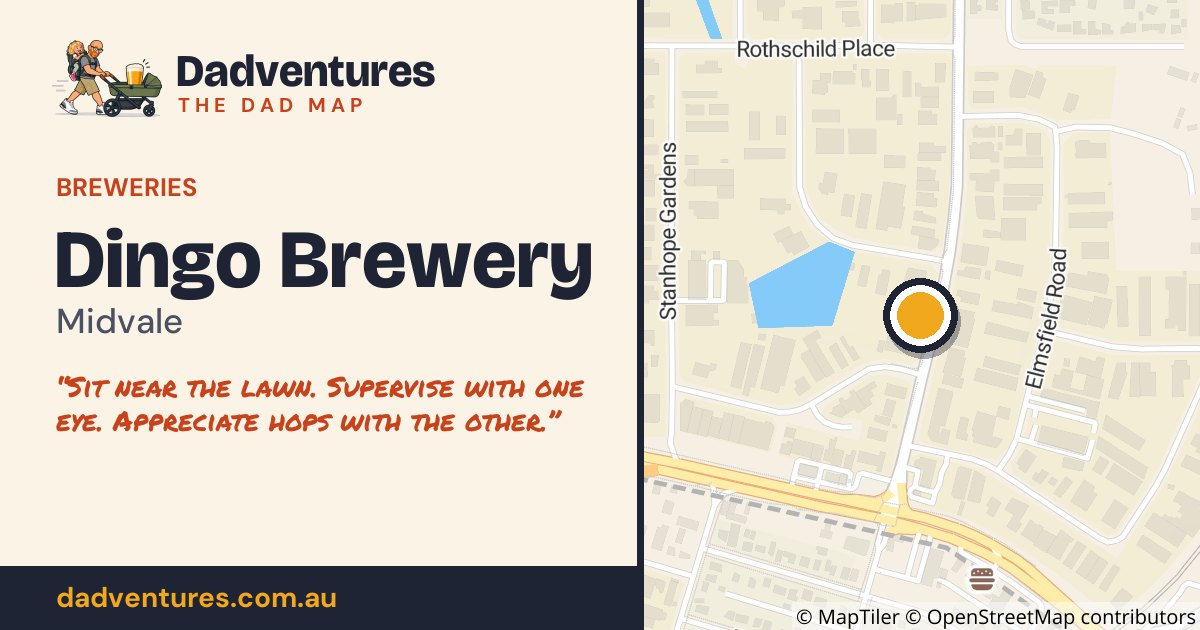 Dingo Brewery on the Dad Map