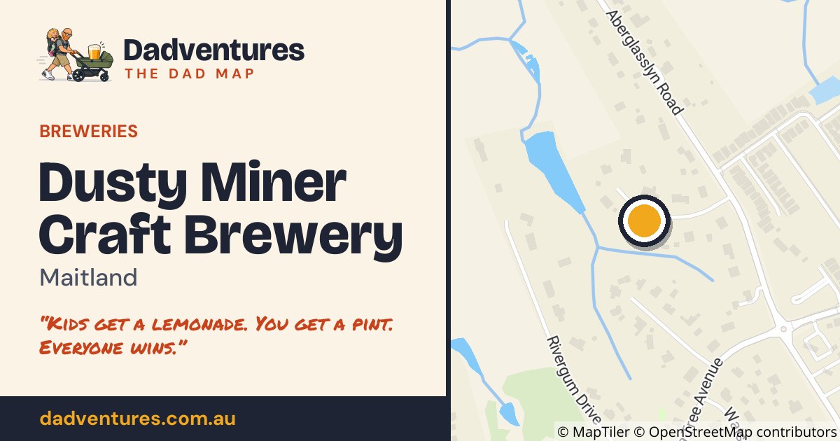 Dusty Miner Craft Brewery on the Dad Map