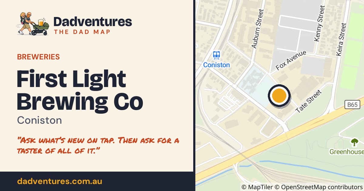 First Light Brewing Co on the Dad Map