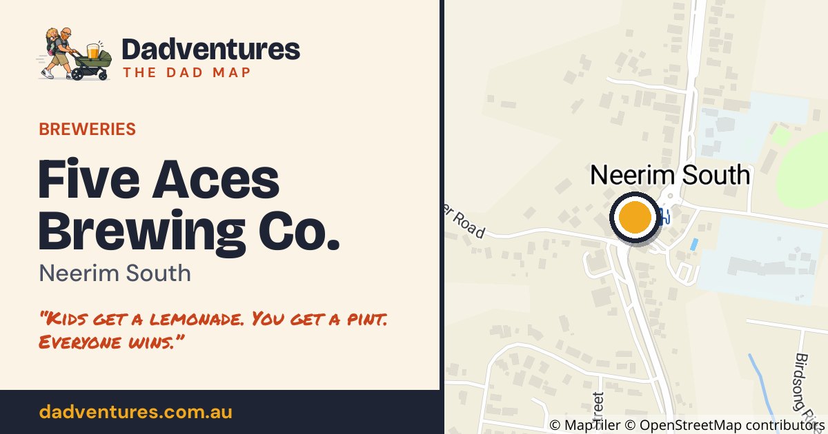 Five Aces Brewing Co. on the Dad Map