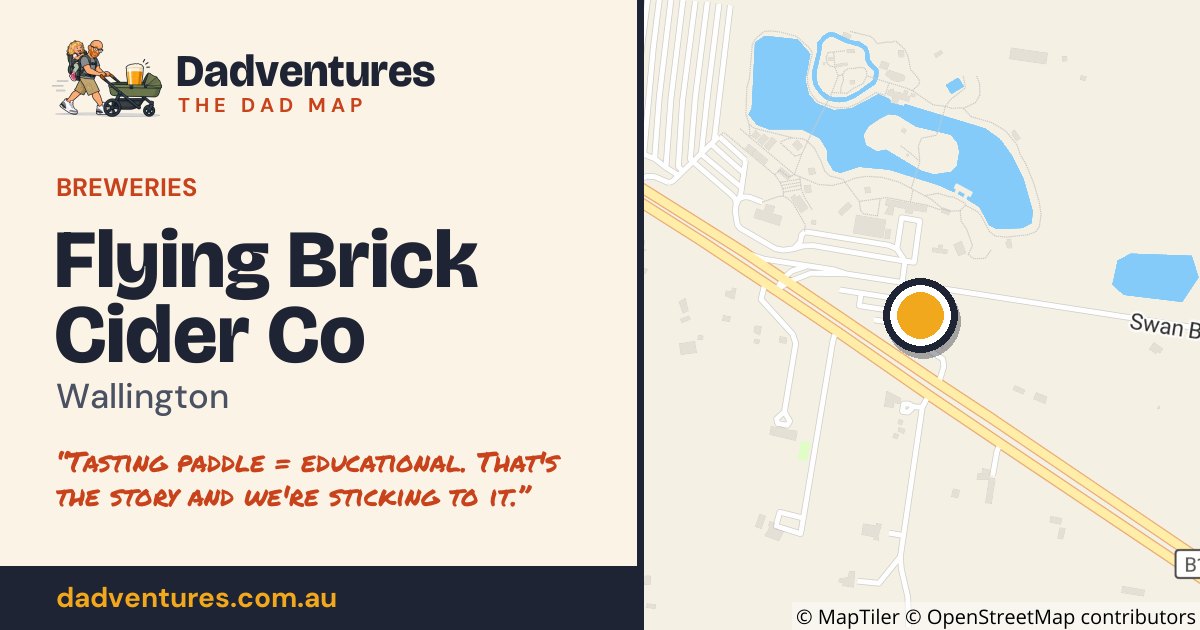 Flying Brick Cider Co on the Dad Map