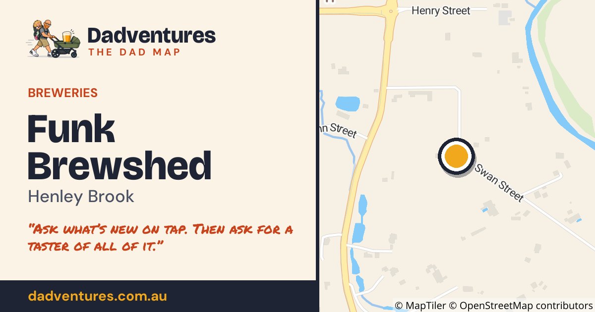 Funk Brewshed on the Dad Map
