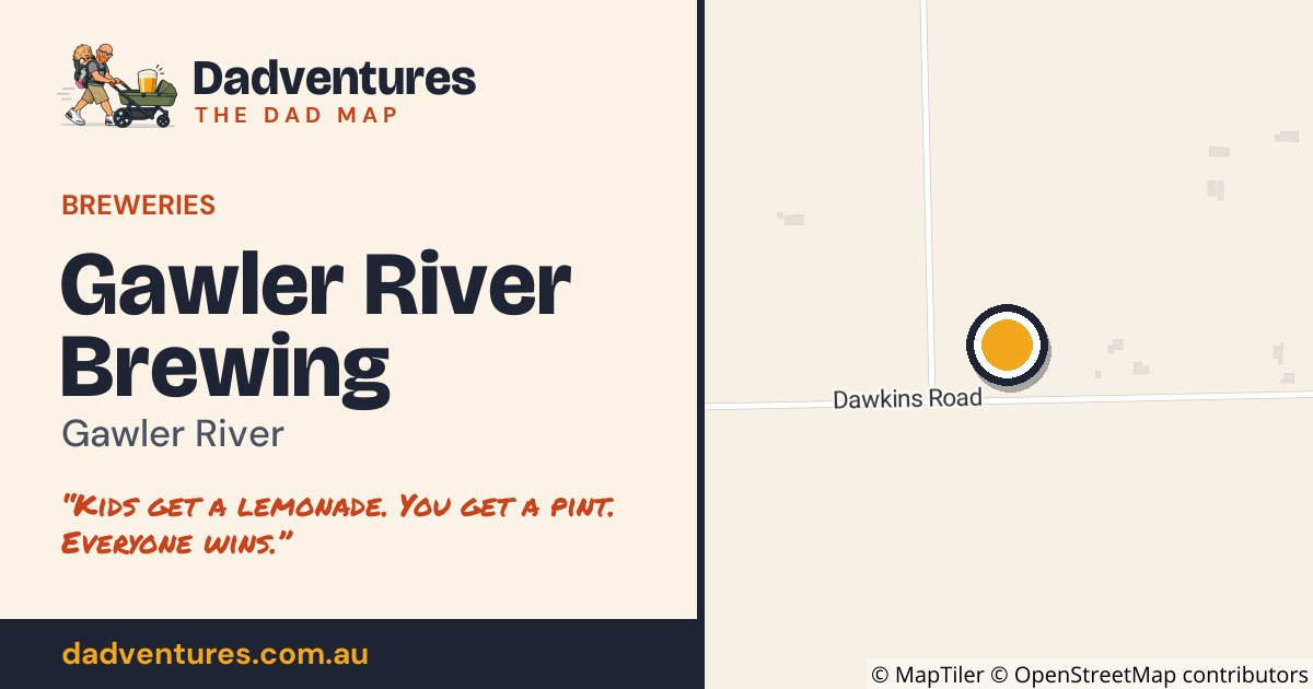Gawler River Brewing on the Dad Map