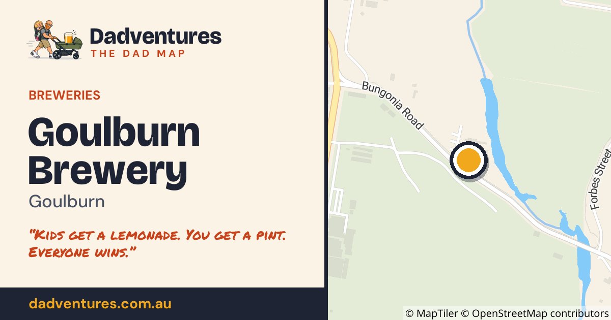 Goulburn Brewery on the Dad Map
