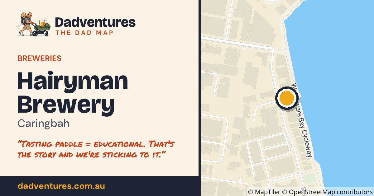 Hairyman Brewery on the Dad Map
