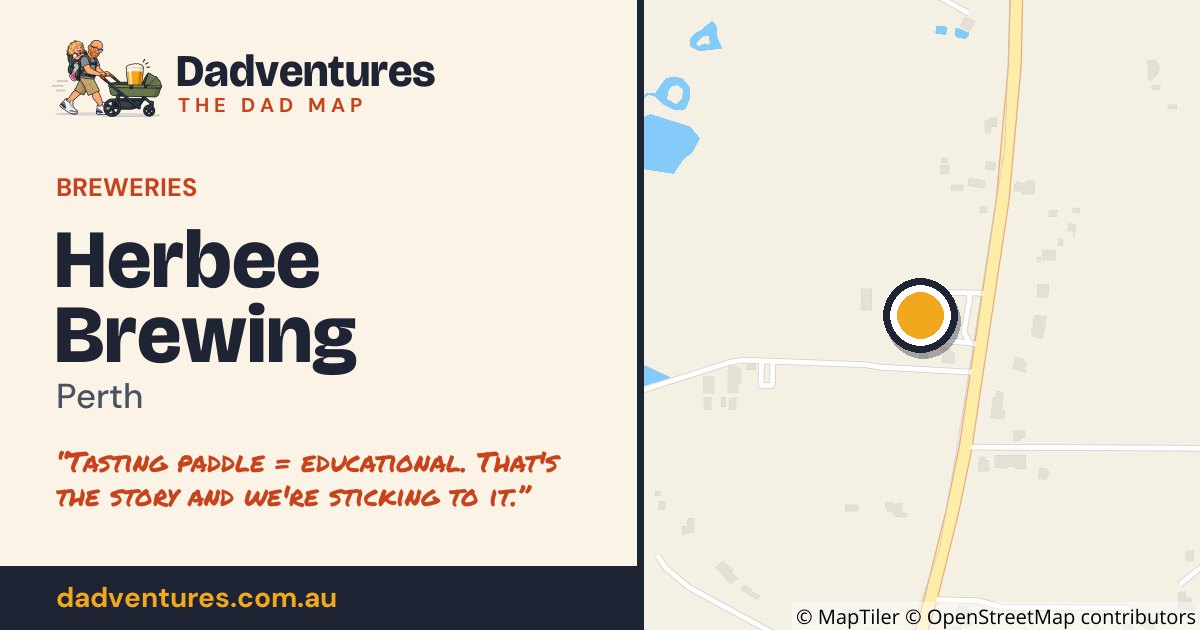 Herbee Brewing on the Dad Map