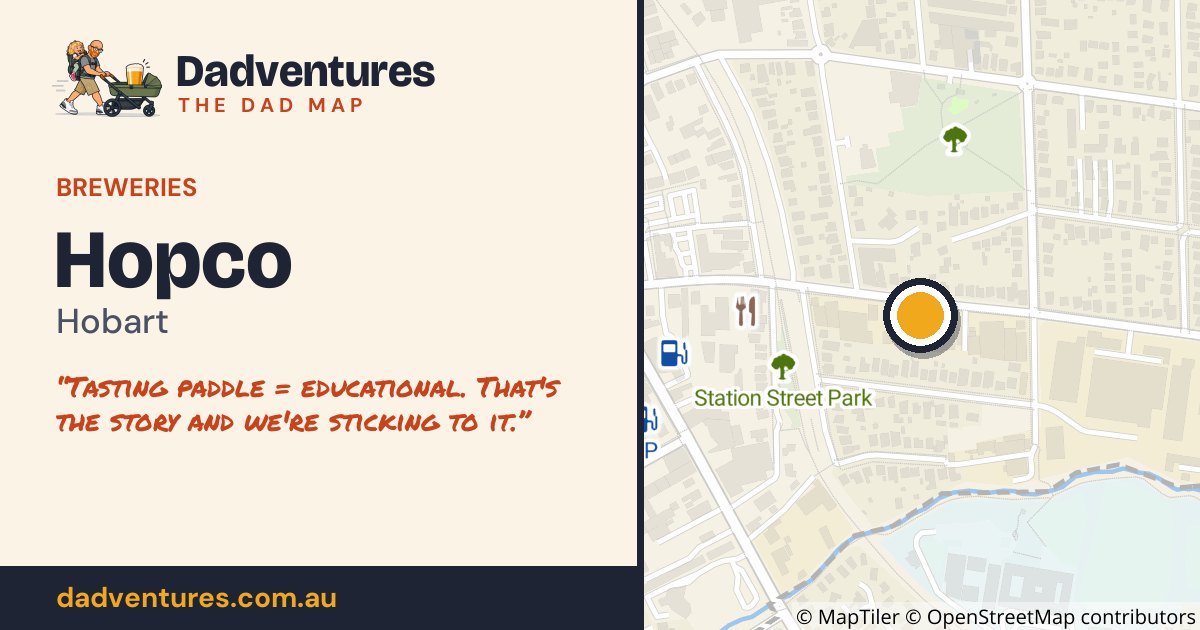 Hopco on the Dad Map