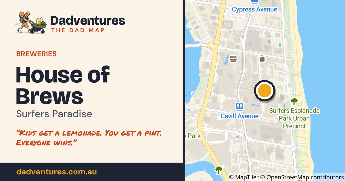 House of Brews on the Dad Map