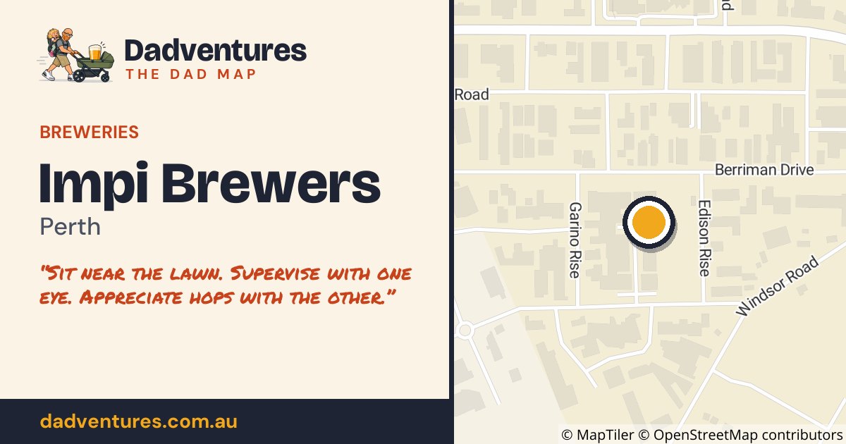 Impi Brewers on the Dad Map