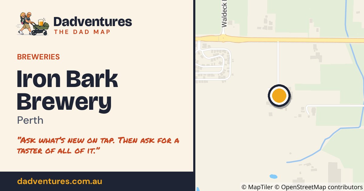 Iron Bark Brewery on the Dad Map