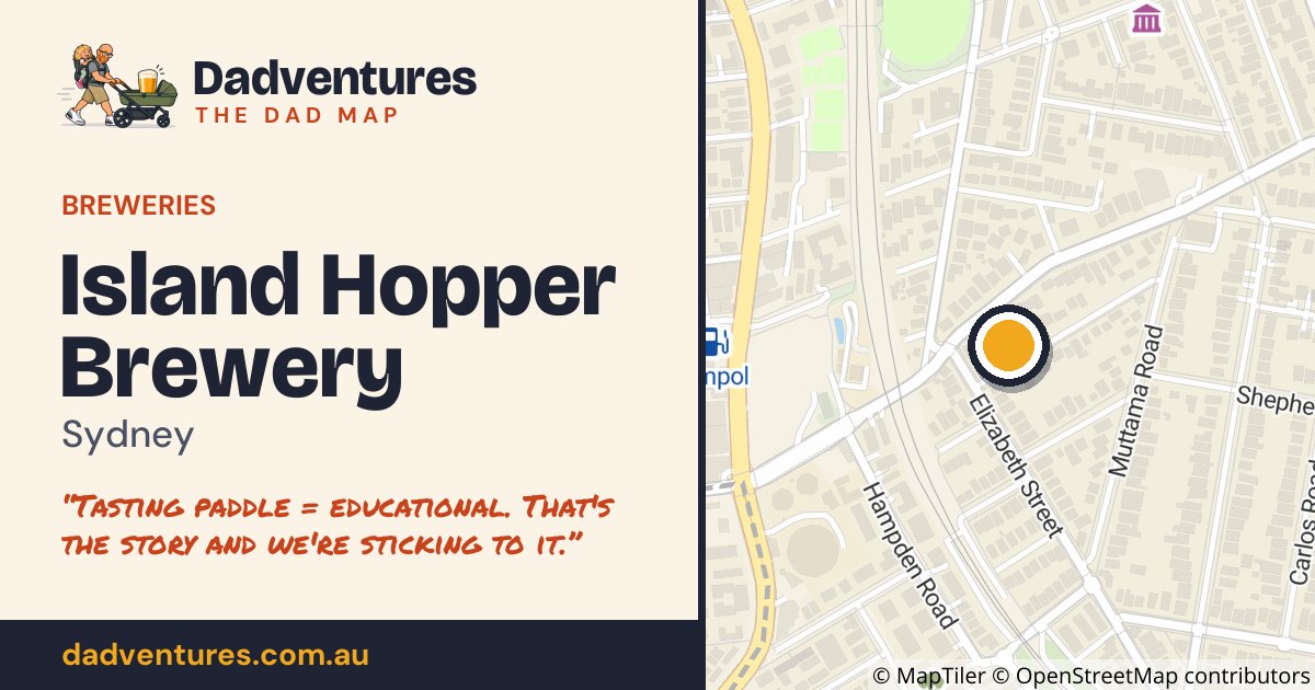 Island Hopper Brewery on the Dad Map