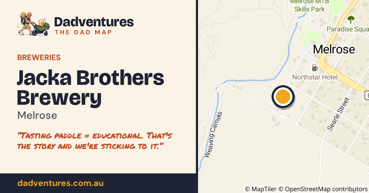 Jacka Brothers Brewery on the Dad Map